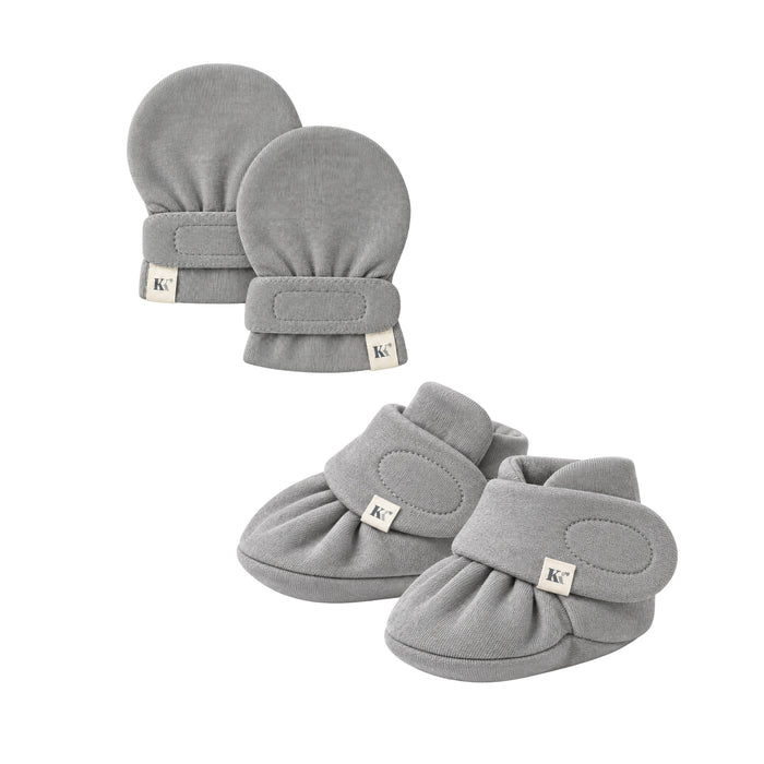 Mitts + Booties - Grey Morn