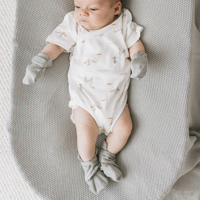 Mitts + Booties - Grey Morn