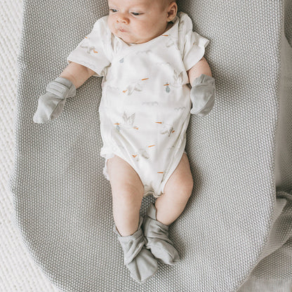 Mitts + Booties - Grey Morn