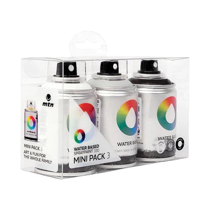 Montana Water Based Spray Paint - Mini 3 Pack