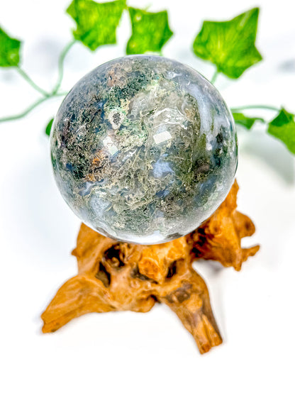 Moss Agate Sphere (54C)