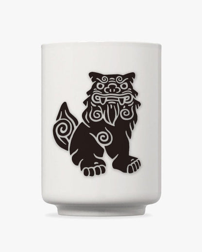 Mug, Arutha, Heat Changing, Shisa (Red/Blue)
