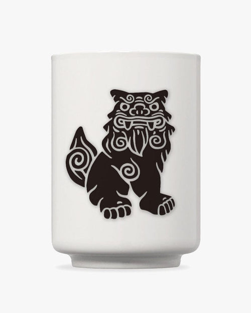 Mug, Arutha, Heat Changing, Shisa (Red/Blue)