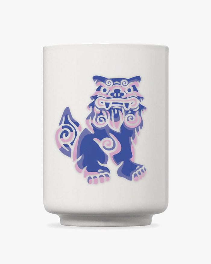 Mug, Arutha, Heat Changing, Shisa (Red/Blue)
