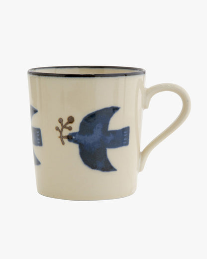 Mug, Bisque, Kukka Lokki, Bird