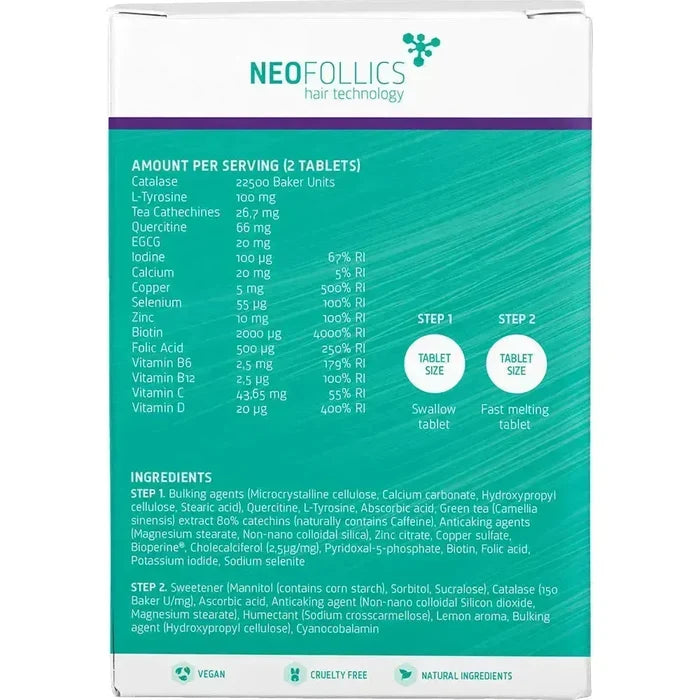 Neofollics anti-grey hair tablets (3-pack) - Hairgivers