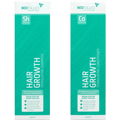 Neofollics hair growth shampoo + conditioner (250 ml) - Hairgivers