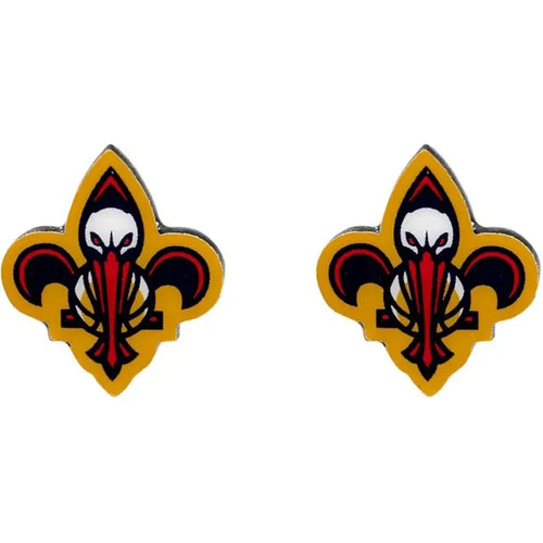 New Orleans Pelicans Logo Post Stud Earrings
