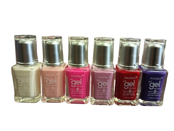 NG24E- 6 PCS New Gel Nail Polish Set E
