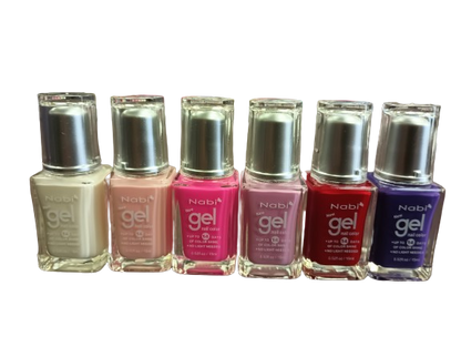 NG24E- 6 PCS New Gel Nail Polish Set E