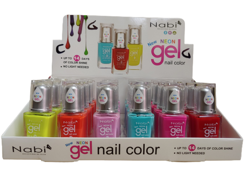NG24N-C - 6 PCS Neon New Gel Nail Polish Set C