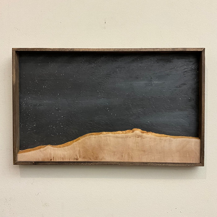 Nightime Mountains- framed wall art