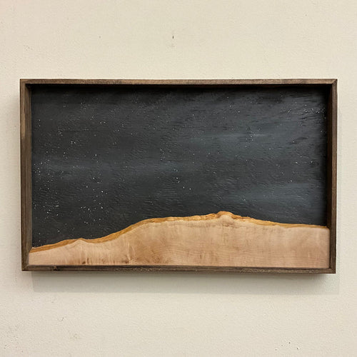 Nightime Mountains- framed wall art