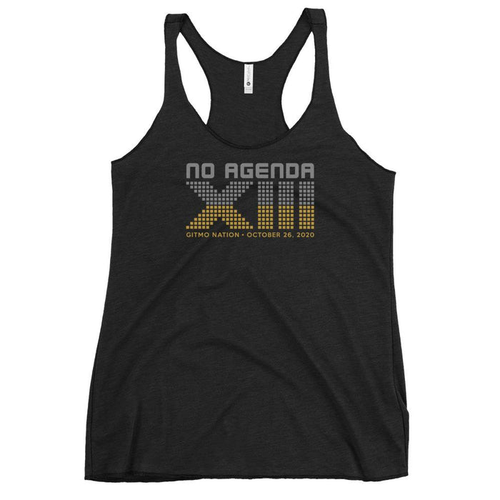 NO AGENDA 13 YEARS - racerback tank