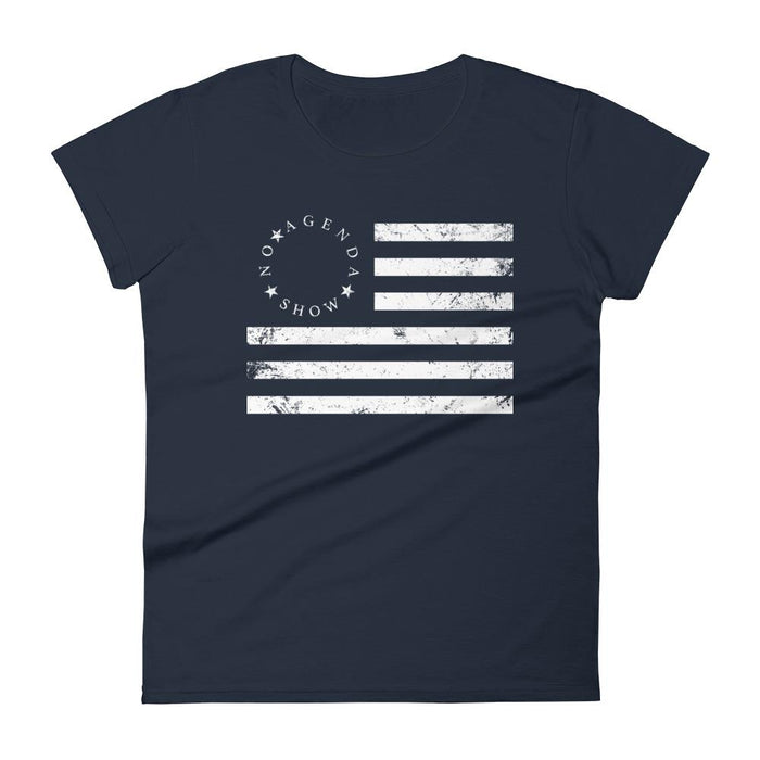 NO AGENDA BETSY FLAG - womens tee