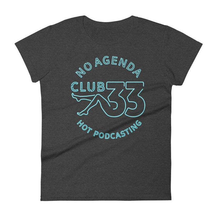 Heather Dark Grey / Teal / S