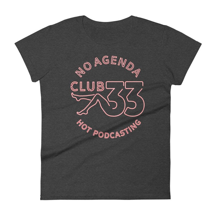 NO AGENDA CLUB 33 - womens tee