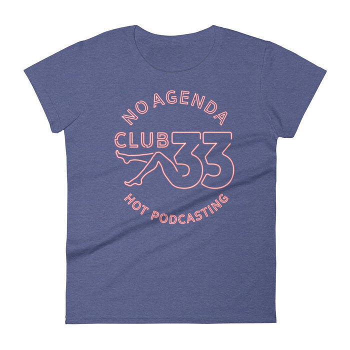 NO AGENDA CLUB 33 - womens tee