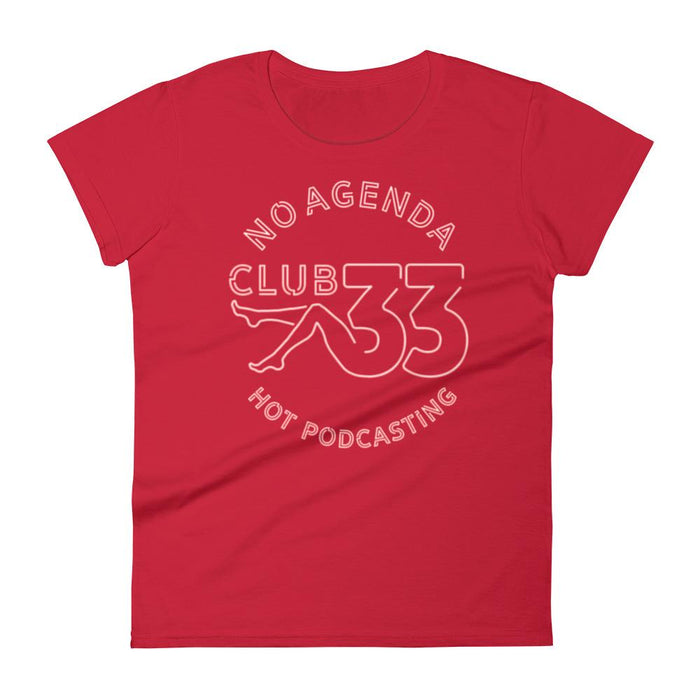 NO AGENDA CLUB 33 - womens tee