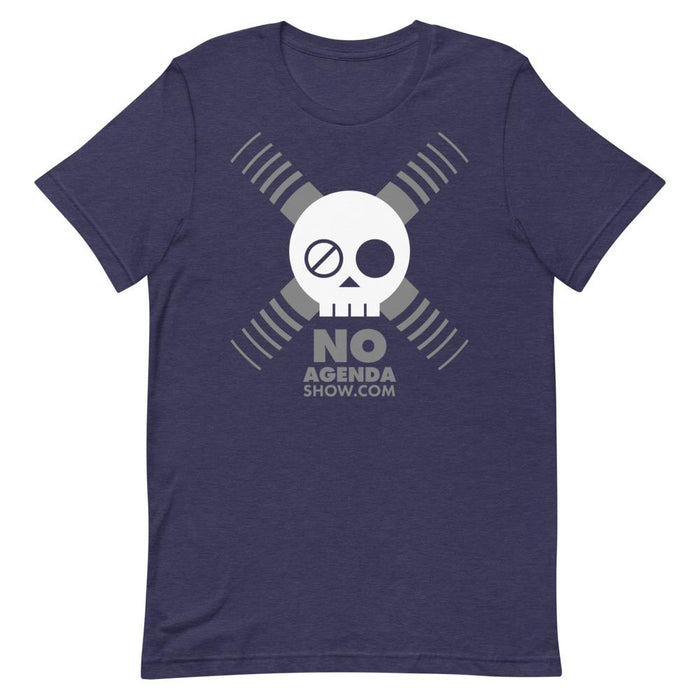 NO AGENDA SKULL - tee shirt