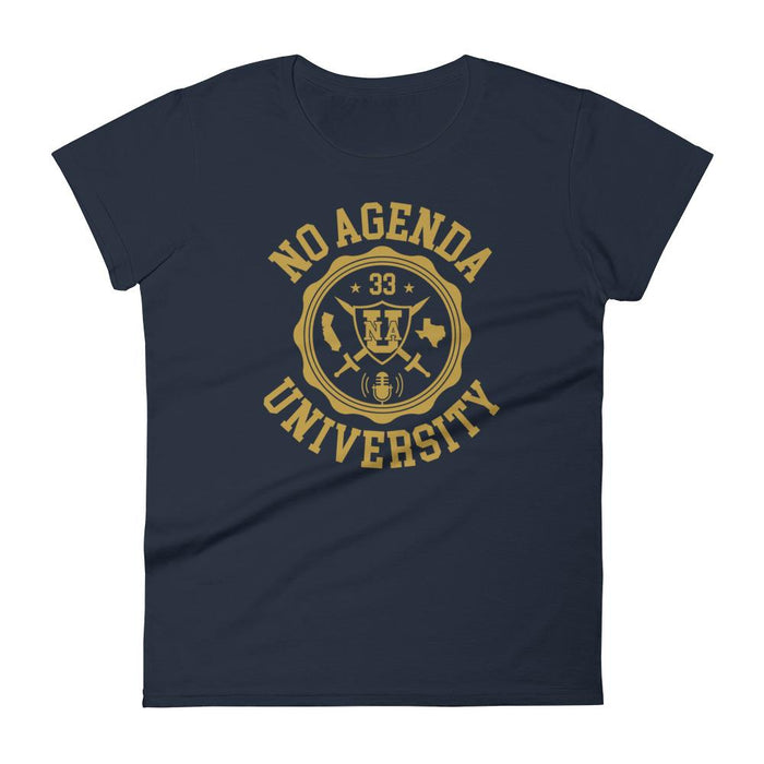 NO AGENDA UNIVERSITY - womens tee
