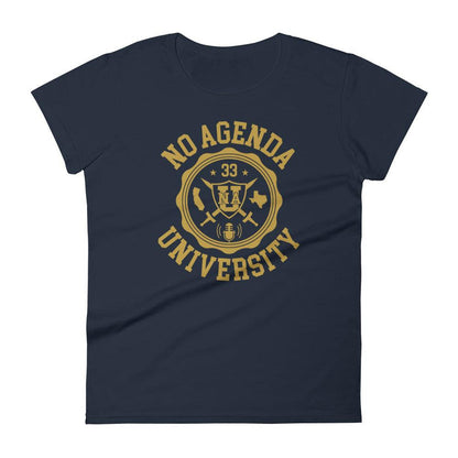 NO AGENDA UNIVERSITY - womens tee