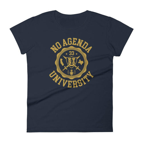 NO AGENDA UNIVERSITY - womens tee