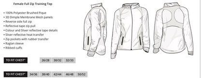 North Cestrian Female PE Full Zipper
