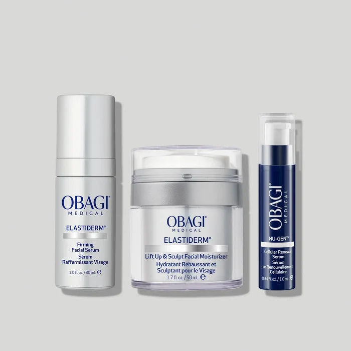 OBAGI ANTI-AGING & RESTORATION PROTOCOL ON GREY BACKGROUND
