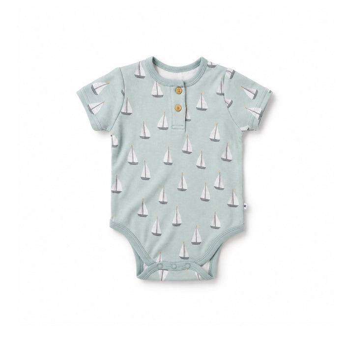 Organic Bodysuit - Sail Away