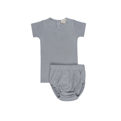 Organic Cotton Amore Pointelle Collection - Two Piece Set