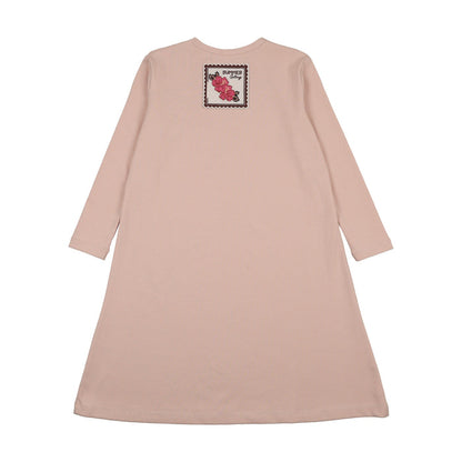 Pastel Petals Long Nightgown