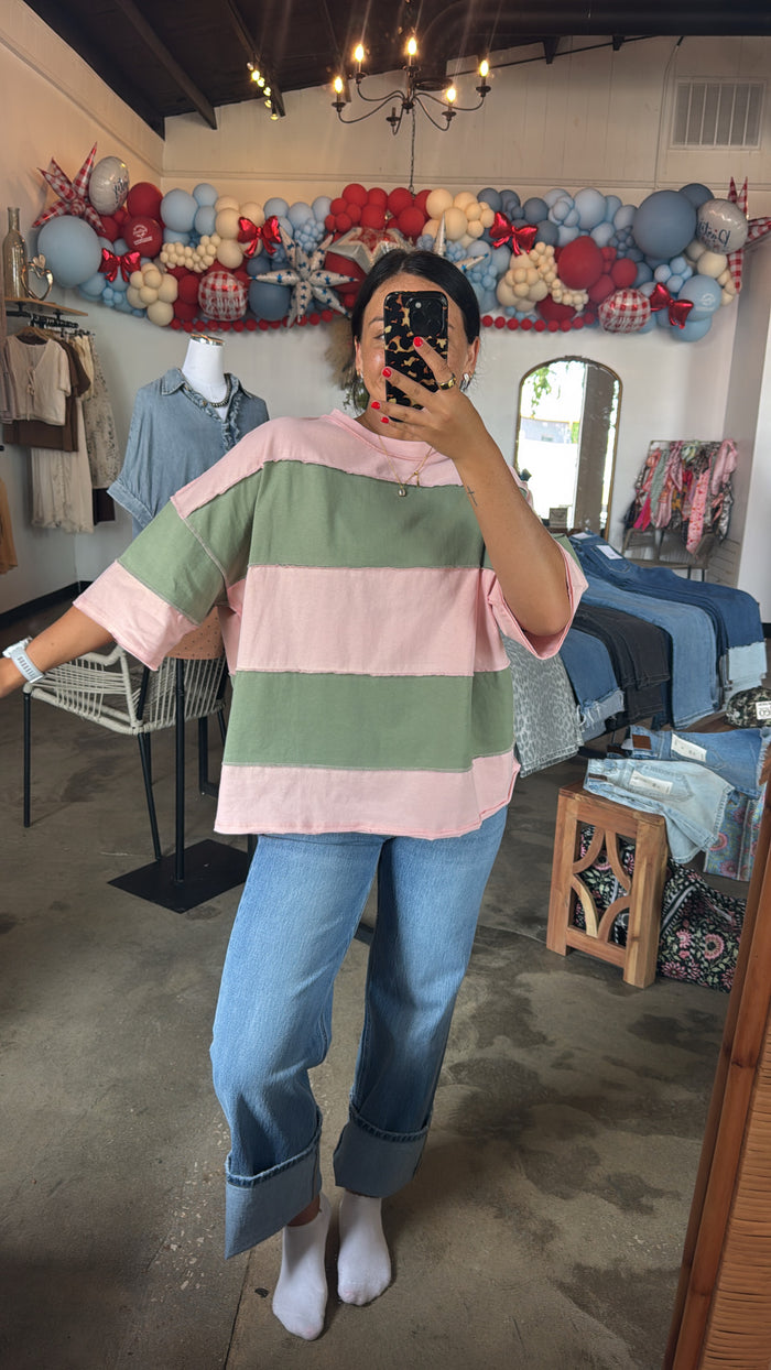 Pineapple Boxy Tee