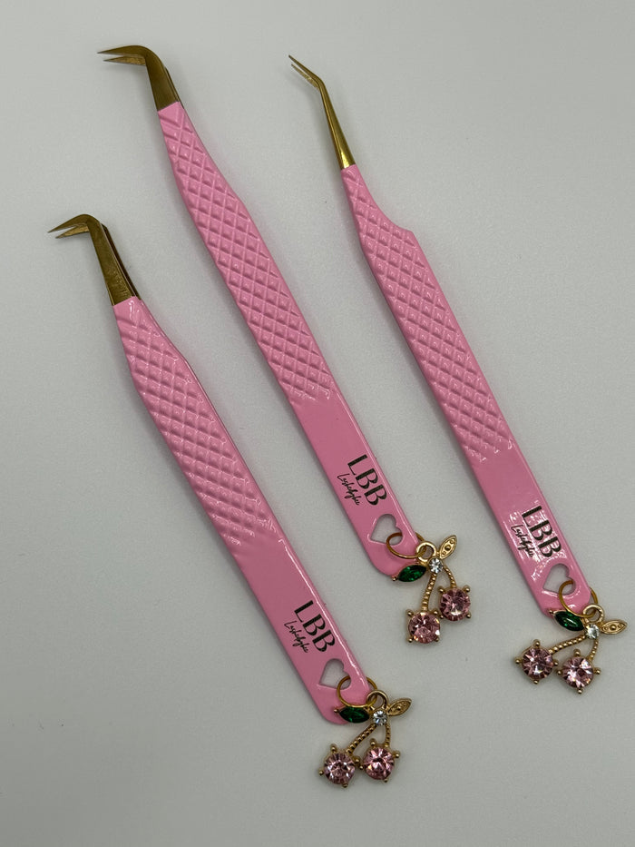 Pink Cherry Charm Tweezer🍒