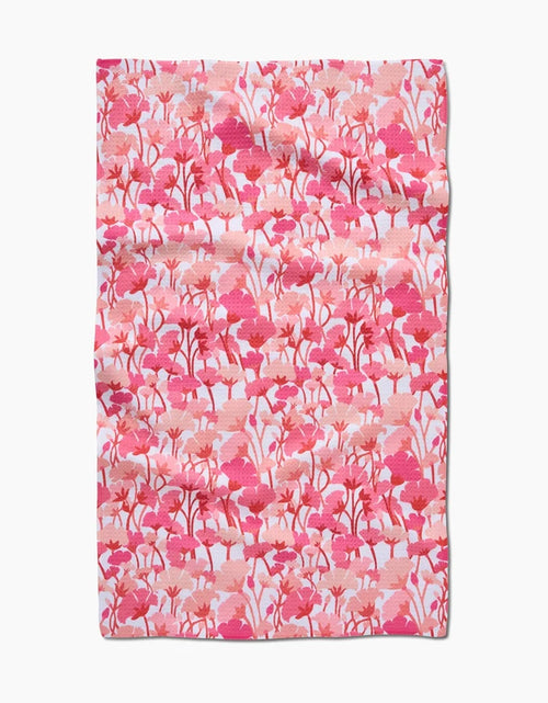Pink Florals Kitchen Tea Towel