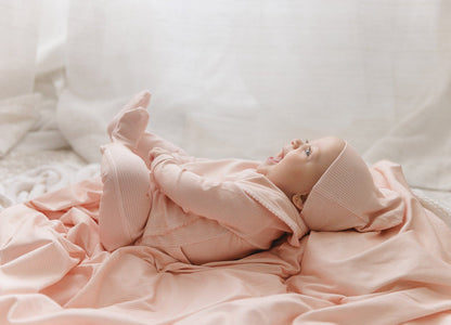 Pinstriped Wrap Layette Set