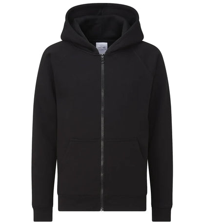 Plain Zipper Hooded Jacket