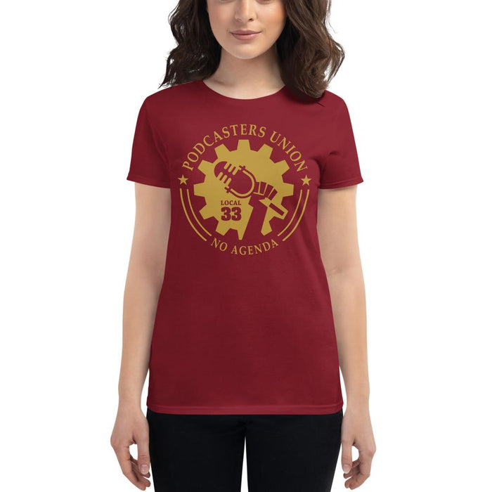 PODCASTERS UNION 33 - womens tee