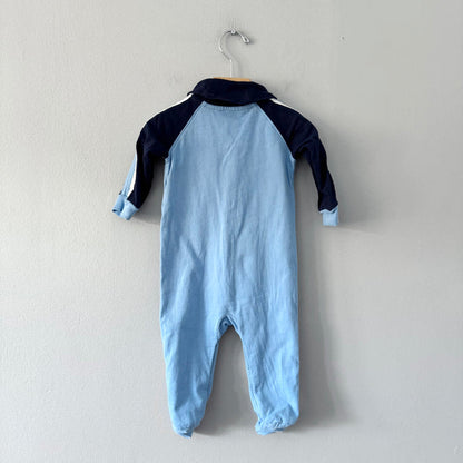 Polo Ralph Lauren / Blue x navy romper / 6M