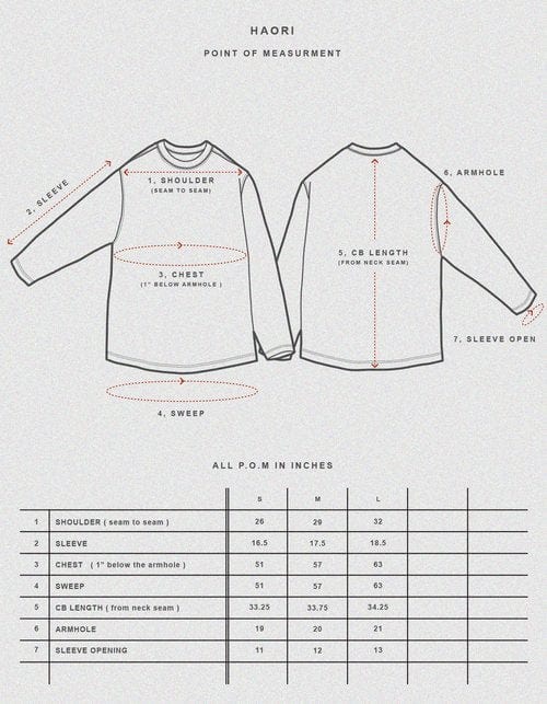 Prospective Flow Jacket, Haori, Natural