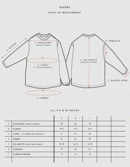 Prospective Flow Jacket, Haori, Natural
