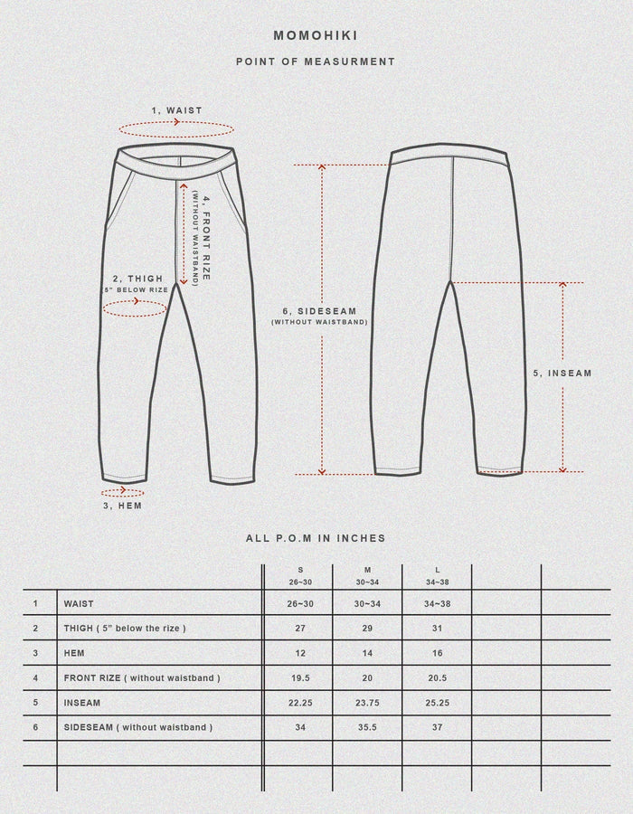 Prospective Flow Pants, Momohiki, Navy