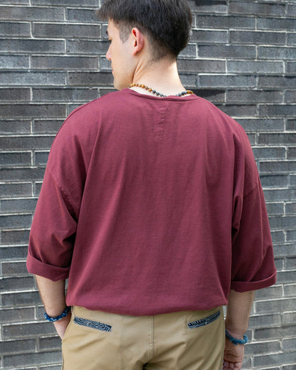 Prospective Flow Shirt, Shiki, Maroon