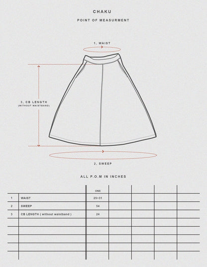 Prospective Flow Skirt, Chaku, Lavender