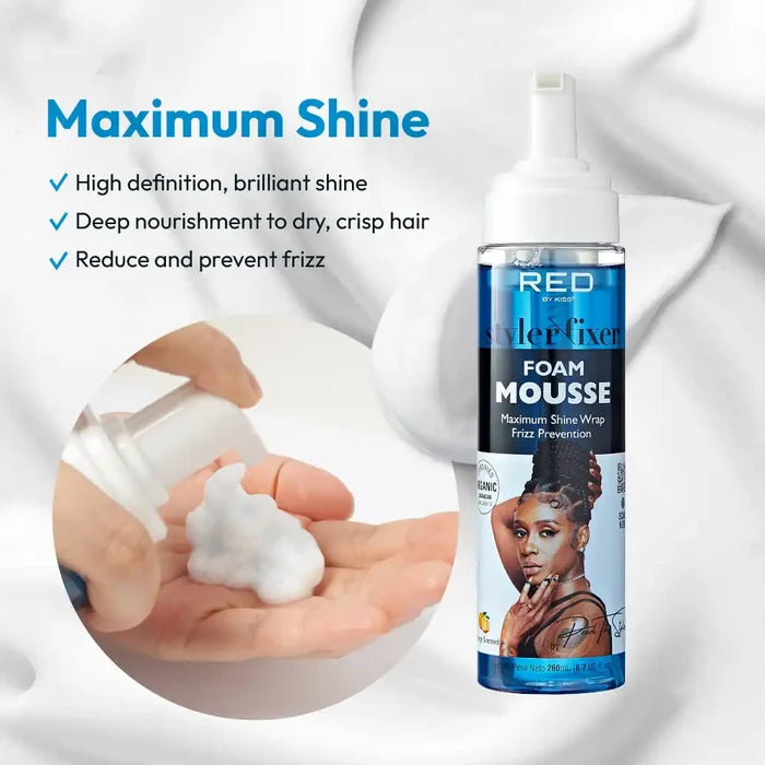 Red By Kiss Style Fixer Foam Mousse 8.7oz