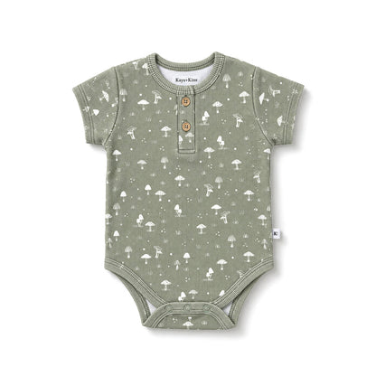 Ribbed Bodysuit - Mosswood