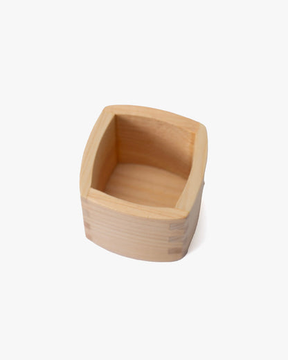 Sake Cup, Yamaichi, Hinoki Wood - Square