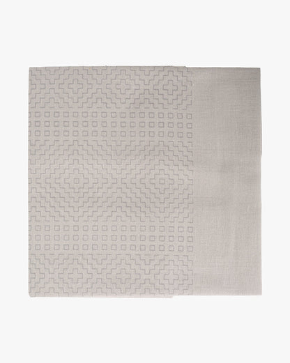 Sashiko Kit, Kaki no Hana, Pale Gray