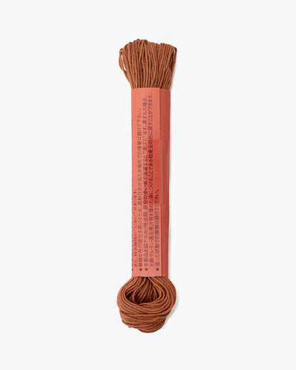 Sashiko Thread, Natural Dyed, Brick Red