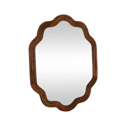 Sati Scalloped Wooden Mirror